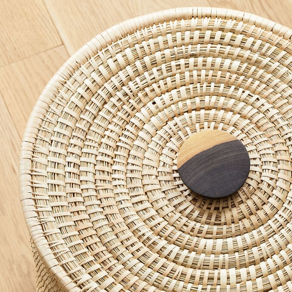 Wooden Handle Hamper Baskets West Elm UK